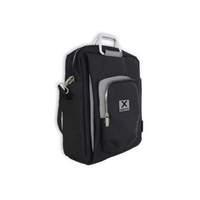 Approx Nylon Toploader Laptop Bag With Multiple Zip Compartments For 15.6 Inch Laptops Black/grey (appnbst15bg)