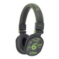 Approx Leather Wrapped Graffiti Dj Headphones With Chromed Aluminium Finish 1.5m Green Pistacho (appdjggp)