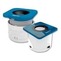 Approx Go&play Rechargeable Mini Portable Speaker With Buddy Connection 3w Rms White/blue (appsp10wbl)
