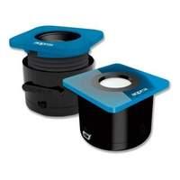 Approx Go&play Rechargeable Mini Portable Speaker With Buddy Connection 3w Rms Black/blue (appsp10bkbl)