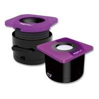Approx Go&play Rechargeable Mini Portable Speaker With Buddy Connection 3w Rms Black/purple (appsp10bkp)