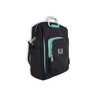 Approx Nylon Toploader Laptop Bag With Multiple Zip Compartments For 15.6 Inch Laptops Black/blue (appnbst15bbl)