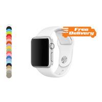 apple watch compatible silicone strap 21 colours