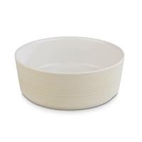 aps plus melamine round bowl maple and cream 15 ltr