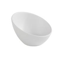 APS Zen Melamine Round Sloped Bowl White 150ml