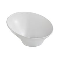 APS Zen Melamine Round Sloped Bowl White 800ml