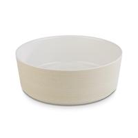 aps plus melamine round bowl maple and cream 3 ltr