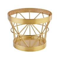 aps plus metal basket gold brushed 80 x 105mm