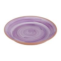 aps la vida melamine plate round purple 320mm