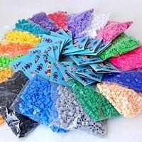 Approx 500PCS/Bag 5MM Fuse Beads Hama Beads DIY Jigsaw EVA Material Safty for Kids(Assorted 6 Color, B25-B33)