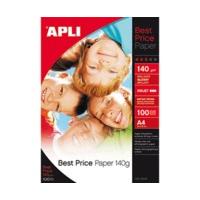 APLI Best Price Glossy Photo Paper, A4, 140gsm