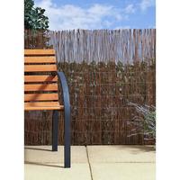 apollo sceening black fern fence 4mx1m