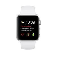 Apple Watch Series 2 - 42mm Silver Aluminium Case with White Sport Band - MNPJ2