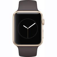 Apple Watch Series 1 - 42mm Gold Aluminium Case with Cocoa Sport Band - MNNN2
