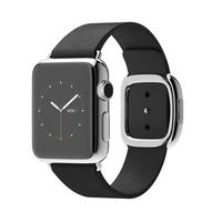 apple watch mjyk2 38mm stainless steel case with black modern buckle s ...