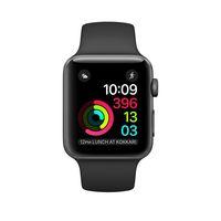 Apple Watch Series 2 - 42mm Space Grey Aluminium Case with Black Woven Nylon Band - MP072