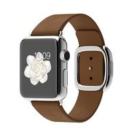 Apple Watch MJ3A2 38mm Stainless Steel Case with Brown Modern Buckle (Small)