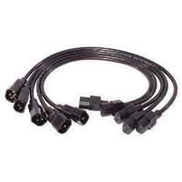 APC - Power cable - IEC 320 EN 60320 C13 (F) - IEC 320 EN 60320 C14 (M) - 61 cm (pack of 5 ): APC