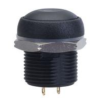 Apem IRR3S422 16mm Black 48VDC Round Pushbutton Switch