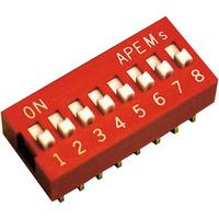 Apem DS-06 Standard DIP Switch 6 Pole