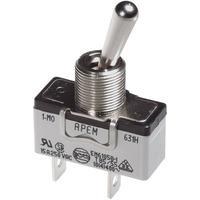 Apem 637H/2 Toggle Switch SPDT Momentary (On)-Off-(On) 250V 10A