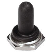 Apem U1031 Seal Cap Full with Hex Nut Nickel-coated Black