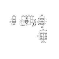 APEM 656H/2 15A High Current Toggle Switch, 