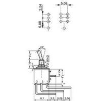 APEM TL36WW 104 0.5A Subminiature Toggle Switch, 48Vdc