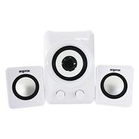 Approx APPSP21MW 2.1 Multimedia Mini Speakers, 10W RMS, White