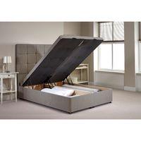 Appian Ottoman Divan Bed Frame Silver Chenille Fabric Small Single 2ft 6