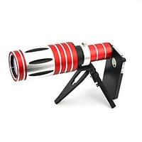 apexel 50x optical zoom aluminum telescope telephoto lens kit with tri ...