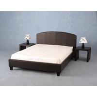 Apollo Modern Double Bed In Expresso Brown