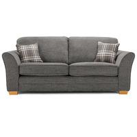 April Fabric 3 Seater Sofa Grey