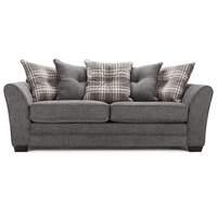 April Fabric 2 Seater Scatter Back Sofabed Grey