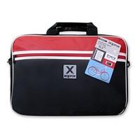 APPROX Nylon Laptop Bag for 15.6-Inch Device - Black/Red