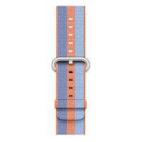 apple 38mm orange woven nylon