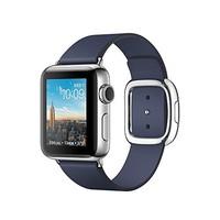 Apple Series 2 38 mm Medium Stainless Steel Case Smartwatch with Modern Buckle - Midnight Blue