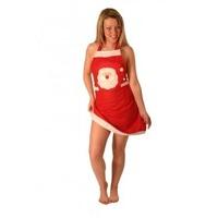 Apron Red Felt with Flashing Lights