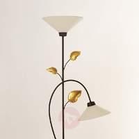 Appealing floor lamp TRE FOGLIE - dimmable