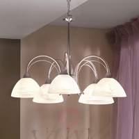 Appealing Milea Pendant Lamp, Nickel