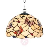 Appealing hanging lamp Palina in the Tiffany style