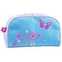 Apple Blossom Makeup Bag-Blue