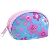 apple blossom coin purse blue