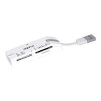 approx usb 20 compact mini pocket 4 slot card reader white appminicrv2