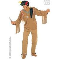 Apache Coat With Headband Costume Small For Wild West Indian Fancy Dress