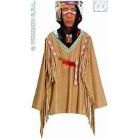 apache coat with headband costume large for wild west indian fancy dre ...