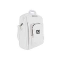 Approx Nylon Toploader Laptop Bag With Multiple Zip Compartments For 15.6 Inch Laptops White/grey (appnbst15wg)