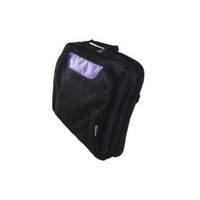 Approx Elegant Nylon Laptop Bag With Multiple Compartment For 15.6 Inch Laptops Black/purple (appnbcp15bp)