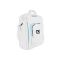 Approx Toploader Laptop Bag With Multiple Zip Compartments For 15.6 Inch Laptops White/blue (appnbst15wbl)