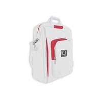 Approx Nylon Toploader Laptop Bag With Multiple Zip Compartments For 15.6 Inch Laptops White/red (appnbst15wr)